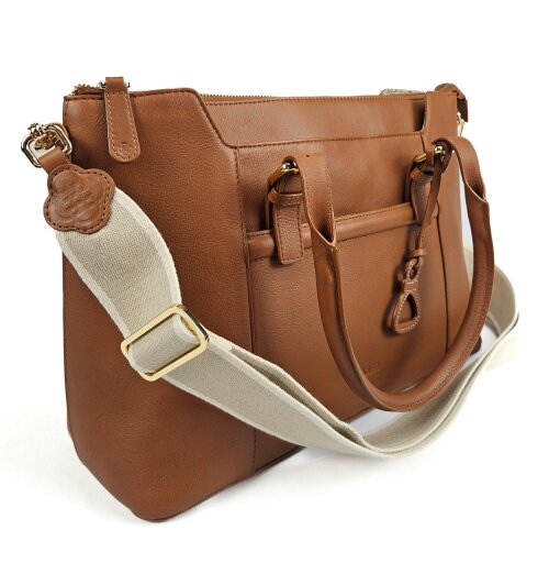 SADDLER Elizabeth Leather Workbag  - Handmade by Saddler - Practical, Spacious & Elegant Design