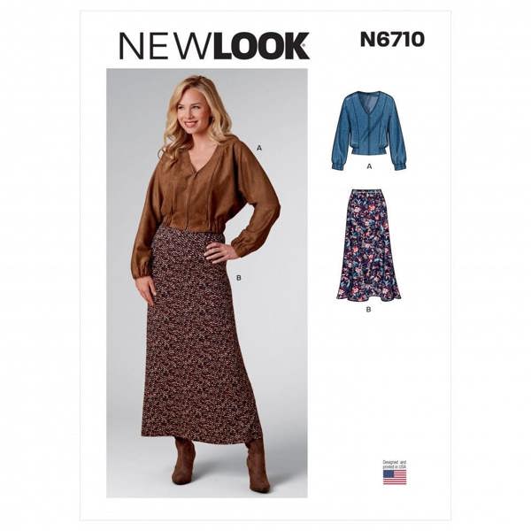 New Look Sewing Pattern 6710, Jackets, Skirts for Women, A (8-10-12-14-16-18) - Intermediate