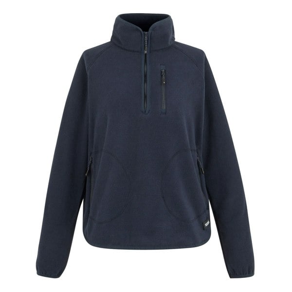 Regatta Womens Frankie Quarter Zip Fleece Top - Navy