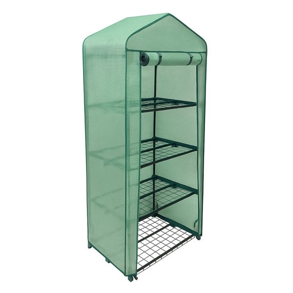 Monstershop Greenhouse 4 Tier with PE Cover