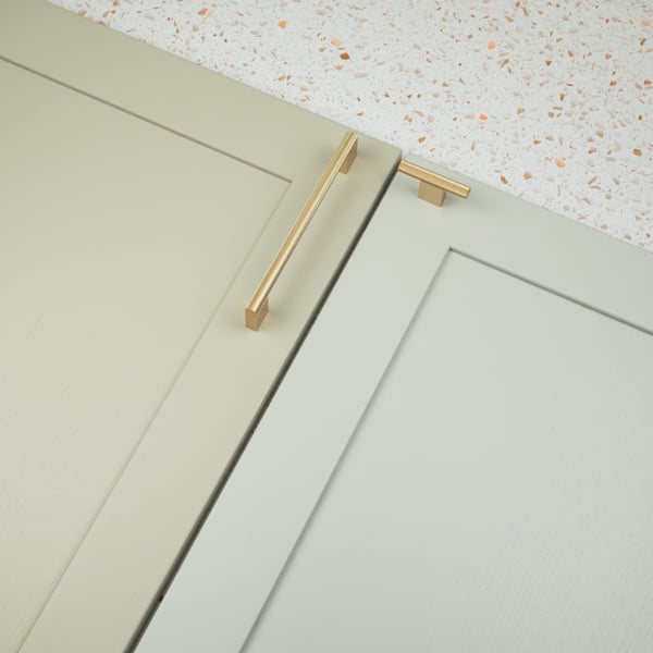 Handle & Home Knurled Brass Boss Handles