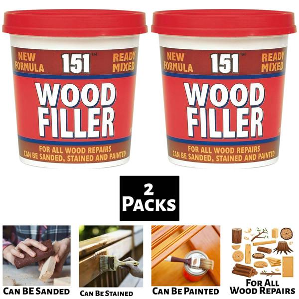 151 2X Wood Filler Ready Mixed Tub 600G