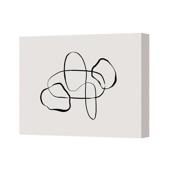 Benjamin Tate Design Abstract Line Art Canvas Print Contemporary Wall Art Made In The United Kingdom