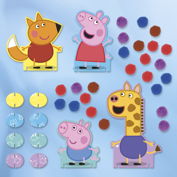Totum Peppa Pig Pompom Cards