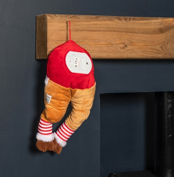 Samuel Alexander 40cm Battery Operated Animated Door Hanging Reindeer Legs Decoration