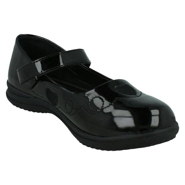 Spot On Girls Spot On Patent School Shoes H2661