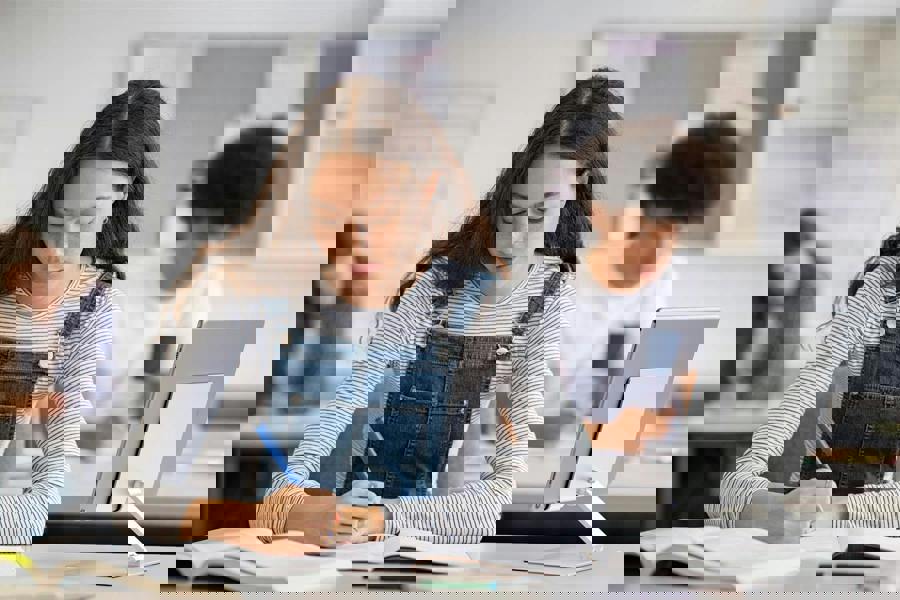 Durable Premium Aluminium Tablet Holder Rise Desk Stand | Foldable