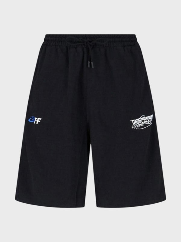 Off-White Exactly The Opposite Arrow Skate Sweatshorts Black