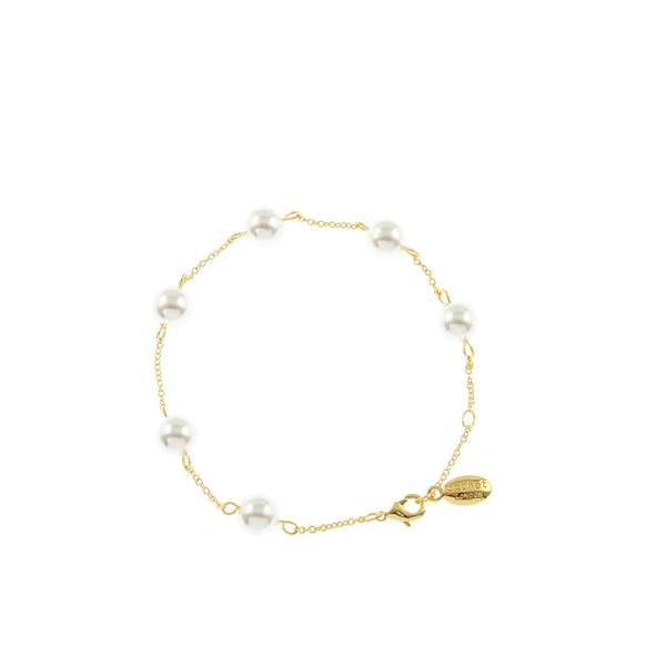 Cachet London Pekoe Gold Pearl Bracelet