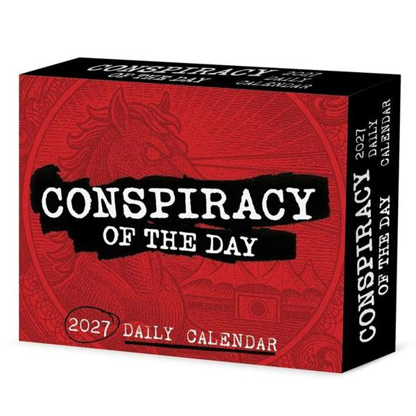 Conspiracy of the Day Desk Calendar 2027, Desk Calendars, Day To View, History & Literature, Gift