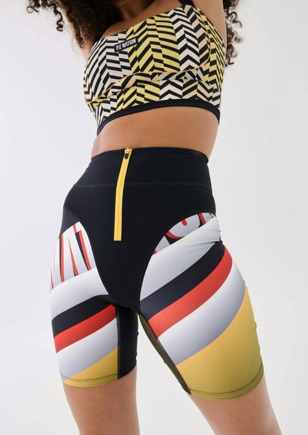 P.E Nation PE Nation Womens Propel Bike Short in Black
