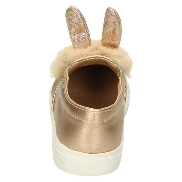 Spot On Girls Spot On Fur & Glitter Bunny Ear Shoes