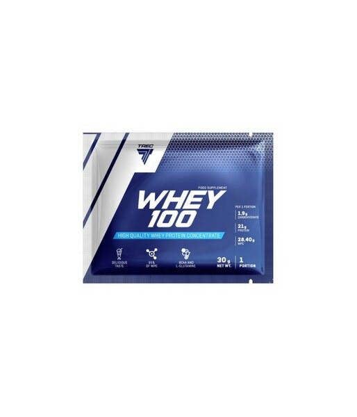 Trec Nutrition Whey 100, Strawberry - 30g (1 serving)