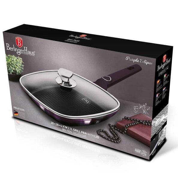 Berlinger Haus Grill Pan with Lid Berlinger Haus BH-7105 Purple Eclipse