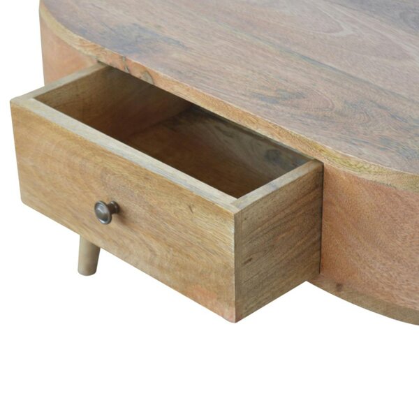 Artisan Furniture Solid Wood London Coffee Table, 2 Drawers, Beige