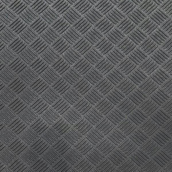 Nicoman Non-Slip Recycled Rubber Flooring Rolls - Deckplate Pattern