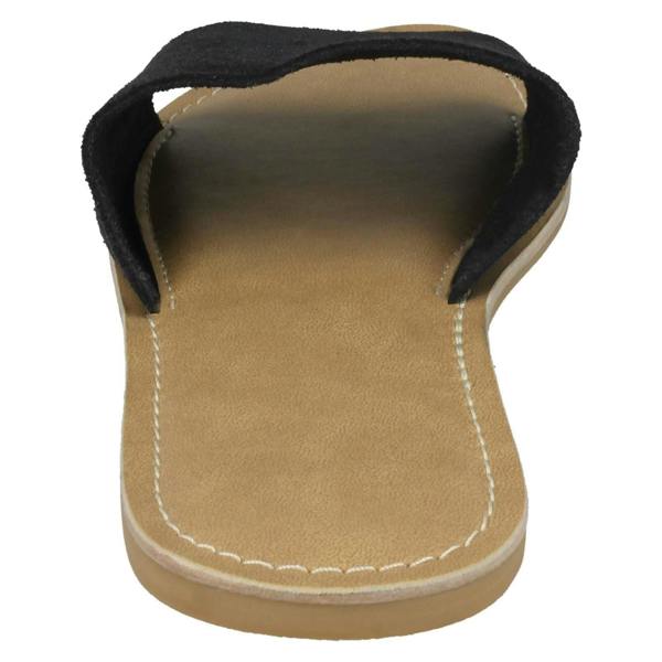 Leather Collection Ladies Leather Collection Flat Mule Sandals