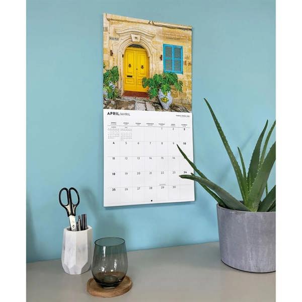 Doors & Windows Calendar 2027, Wall Calendars, Month To View, Lifestyle, Gift
