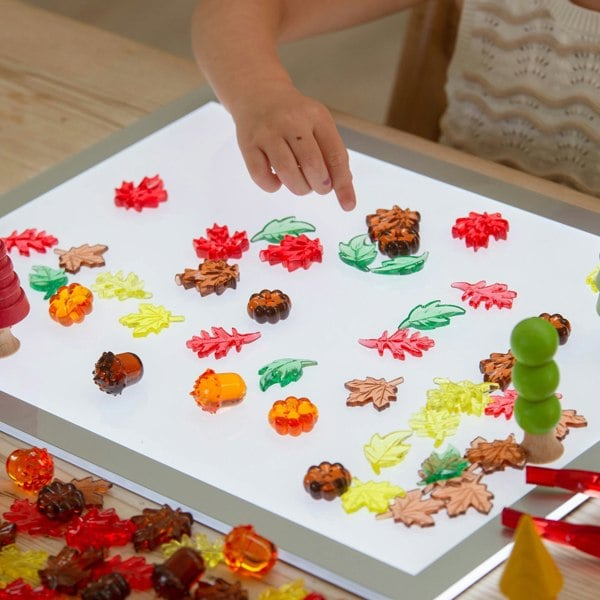 tickit Translucent Colour Leaves & Seeds