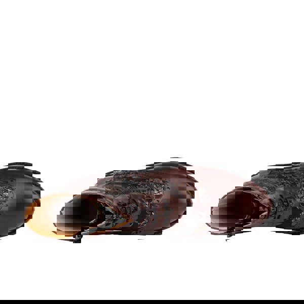 Embassy London Mantis - Floral & Burgundy - Women's above-the-ankle lace-up boot with brogue & paisley detailing