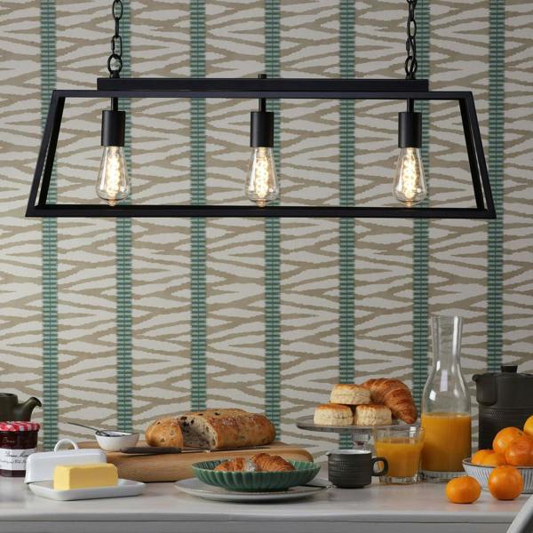 Pagazzi Lighting Charley 3 Light Matte Black Ceiling Pendant Bar