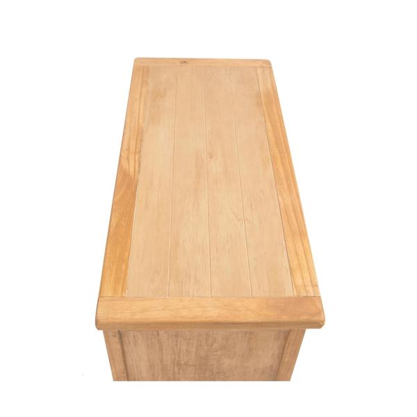 Cabinet Bits Lugo Waxed Blanket Box Ottoman
