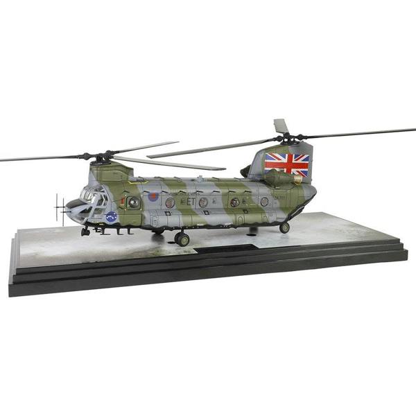 a model of a helicopter