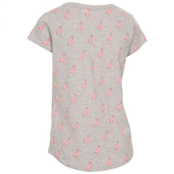 Trespass Womens Carolyn Short Sleeved Patterned T Shirt - Grey