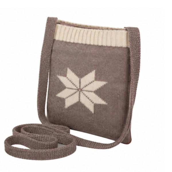 Lorenz Knitted Look Crossbody Bag with Star Motif