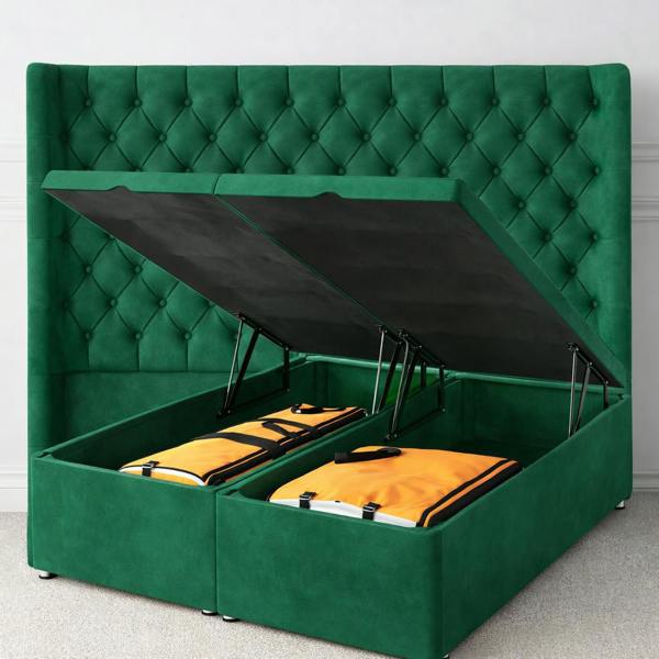 Great British Beds Topaz Winged Divan Ottoman Bed