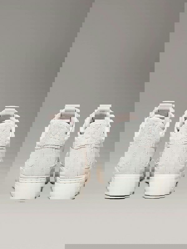 Calvin Klein CLASSIC CUPSOLE ICON Mens Trainers Eggshell/Creamy White