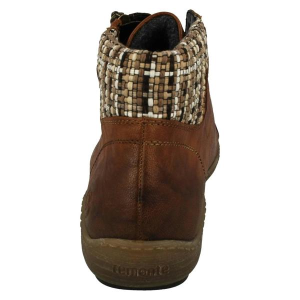 Remonte Ladies Rieker Warm Lined Woven Cuff Remonte-Tex Ankle Boots R1485