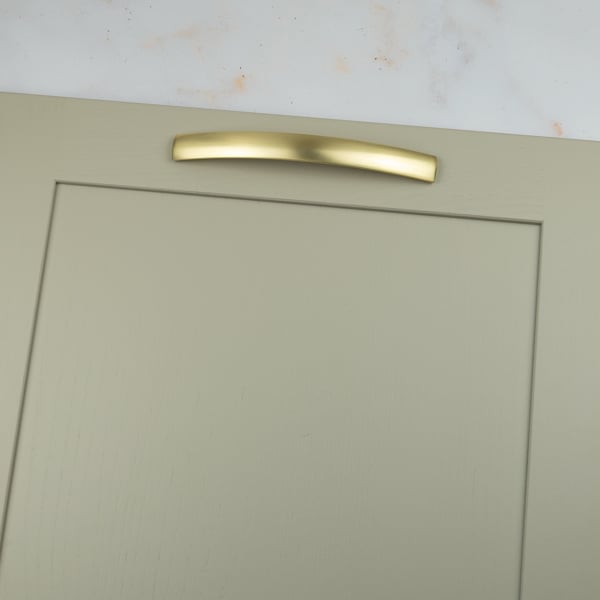 Handle & Home Brushed Brass Bow Cabinet Handle