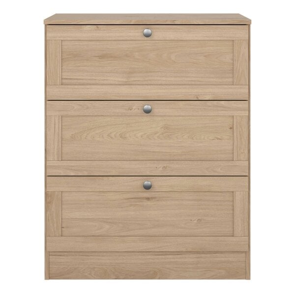 Wyld Haus Cherryfern Chest with 3 Frame Drawers in Jackson Hickory