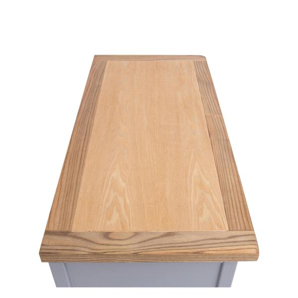 Cabinet Bits Rocca Grey 2 Drawer 2 Door Sideboard Chrome Knob