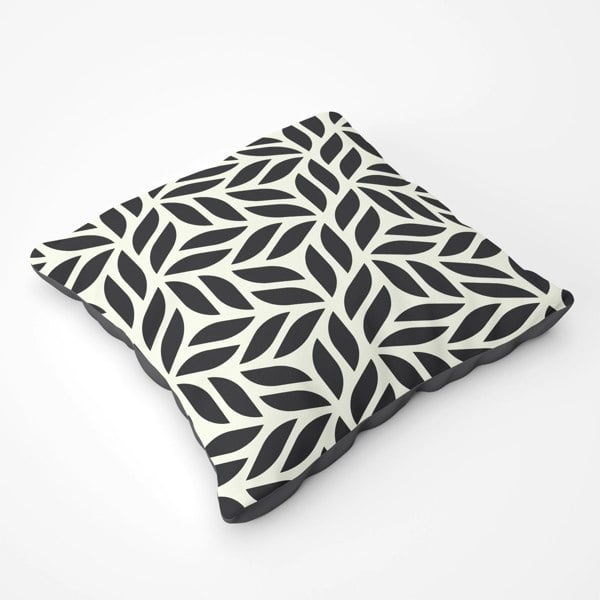 Warren Reed Modern Stylish Abstract Texture Floor Cushion