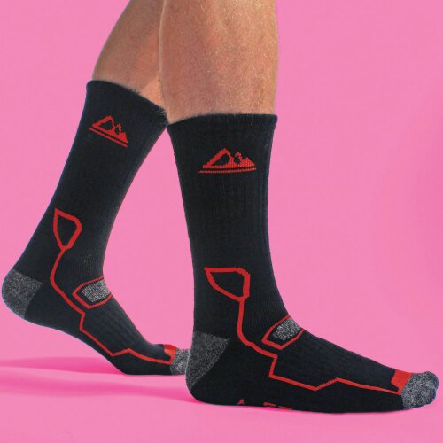 Storm Bloc 2 Pack Mens Super Soft Bamboo Trekking Hiking Socks for Boots