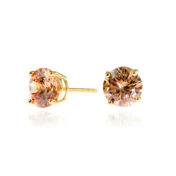 Cachet London Lana 8mm Champagne Earrings