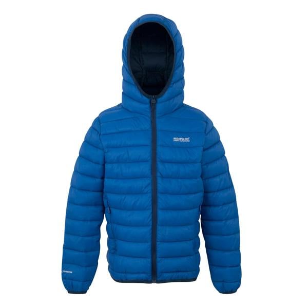 Regatta Kids Marizion Hooded Padded Jacket - Snorkel Blue/Moonlight Denim