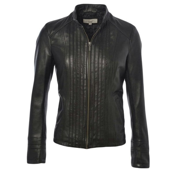 Ashwood 'Infinity' Mandarin Collar Leather Jacket: AWL-710