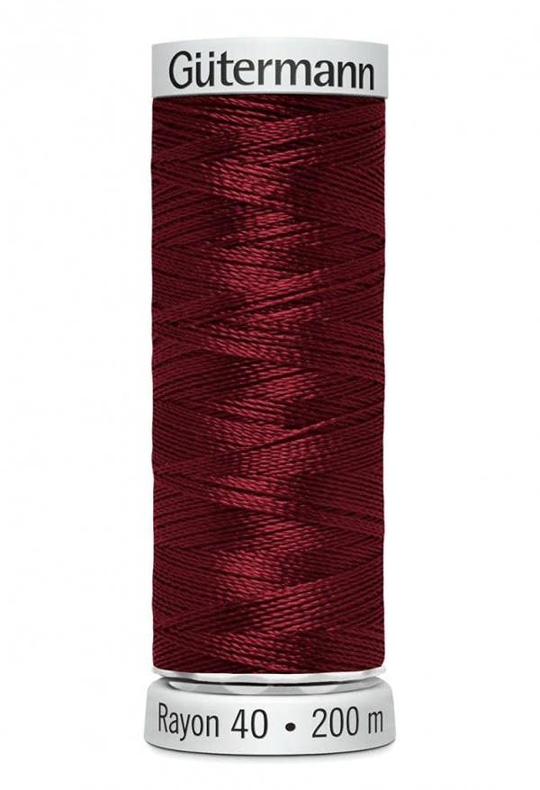 Gutermann No 40 Sulky Rayon Embroidery Thread 200m Rayon Thread Suitable For Embroidery