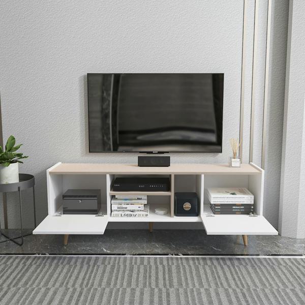 Decorotika Ekvador Modern TV Stand TV Cabinet for TV's up to 65"