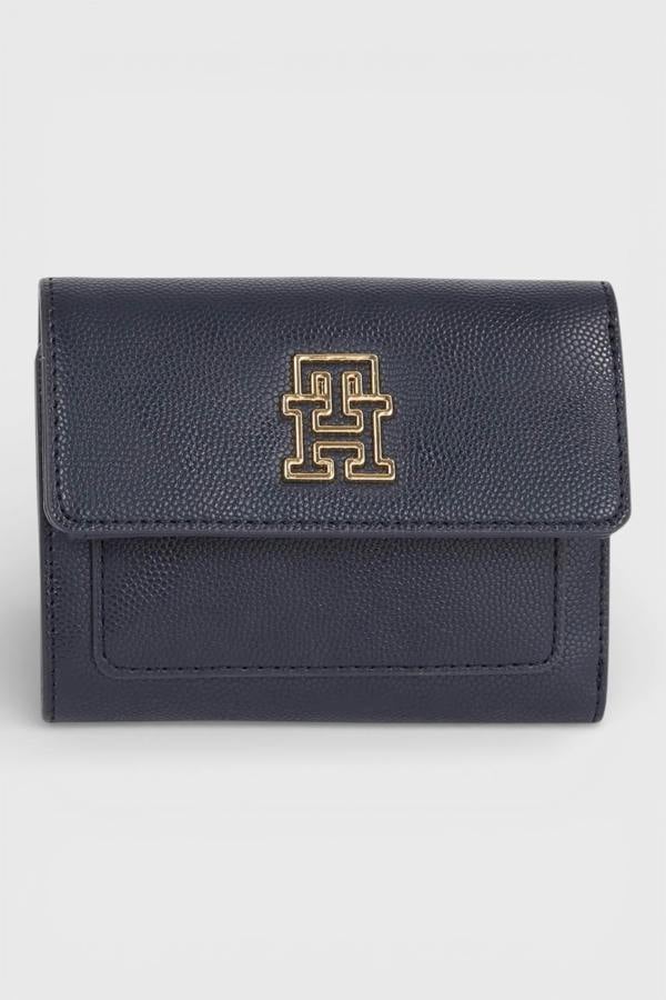 Tommy Hilfiger TH Timeless Flap Wallet Navy