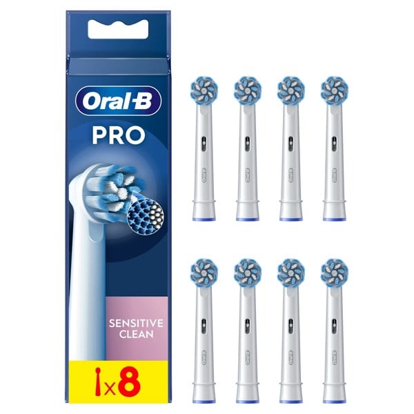 Oral-B Pro Sensitive Clean Toothbrush Heads, 8 Counts