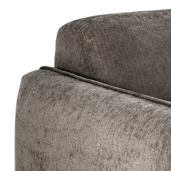 Wyld Haus Cambridge 3 Seater Upholstered Sofa in Fay Dusty Brown Fabric