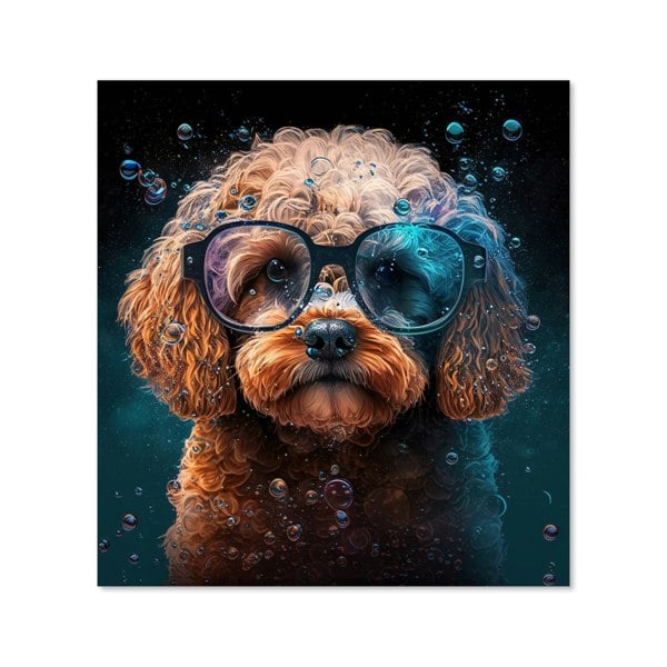 Warren Reed - Designer Cavapoo Dog Face Splashart Kitchen Splashback