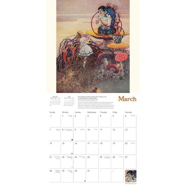 Alice in Wonderland Calendar 2027, Wall Calendars, Month To View, History & Literature, Gift