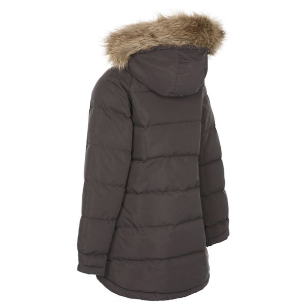 Trespass Girls Unique Padded Jacket - Dark Grey