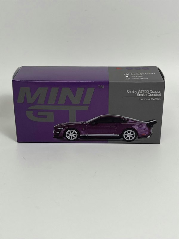 Mini GT Shelby GT500 Dragon Snake Concept Fuchsia Metallic LHD 1:64 Scale Mini GT MGT00696L