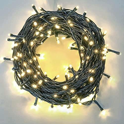 Warm White LED Multifunction Timer Outdoor String Fairy Lights in Sizes 10m to 200m image 7